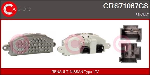 Casco CRS71067GS Resistor, interior blower CRS71067GS