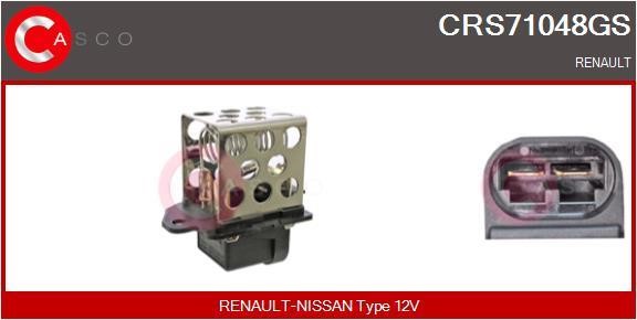 Casco CRS71048GS Pre-resistor, electro motor radiator fan CRS71048GS