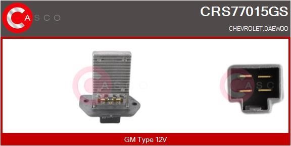 Casco CRS77015GS Resistor, interior blower CRS77015GS