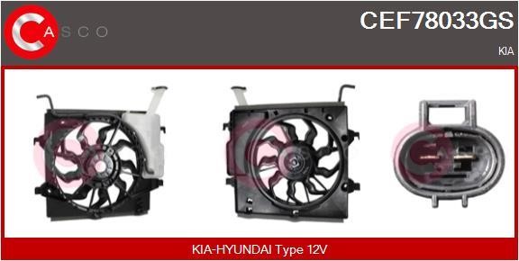 Casco CEF78033GS Electric Motor, radiator fan CEF78033GS