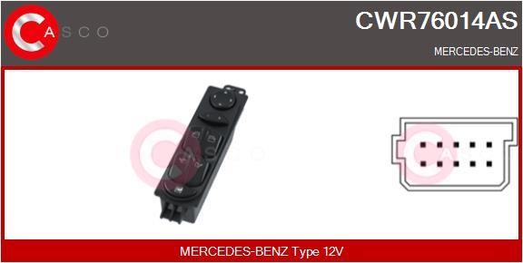 CWR76014AS Casco Window regulator button block