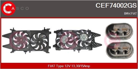 Casco CEF74002GS Electric Motor, radiator fan CEF74002GS