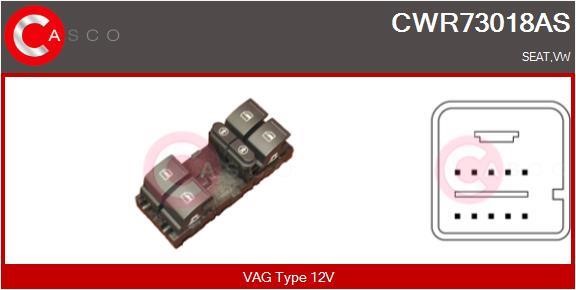 Casco CWR73018AS Window regulator button block CWR73018AS