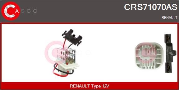 Casco CRS71070AS Resistor, interior blower CRS71070AS