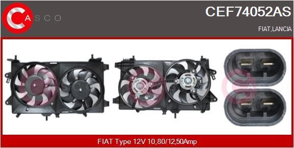 Casco CEF74052AS Electric Motor, radiator fan CEF74052AS