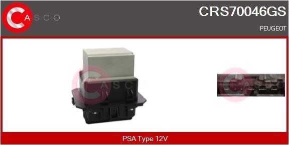 Casco CRS70046GS Resistor, interior blower CRS70046GS