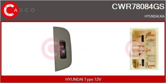 Casco CWR78084GS Power window button CWR78084GS