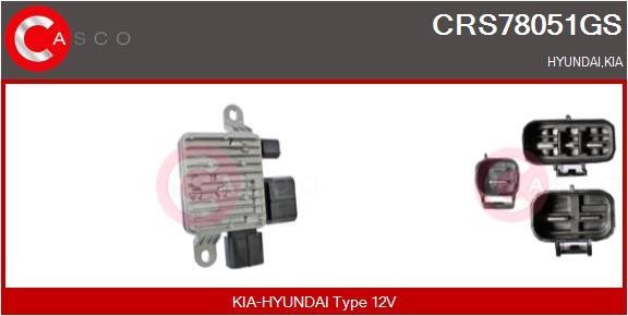 Casco CRS78051GS Pre-resistor, electro motor radiator fan CRS78051GS