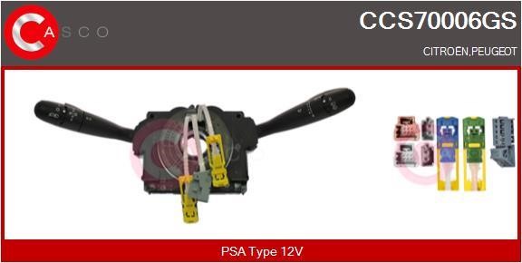 Steering column switch Citroen Berlingo: CCS70006GS Casco Steering Column Switch