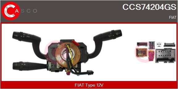 Turn signal switch Fiat Ducato: CCS74204GS Casco Steering Column Switch