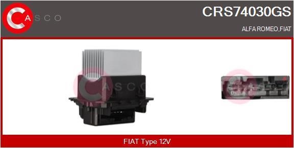 Casco CRS74030GS Resistor, interior blower CRS74030GS