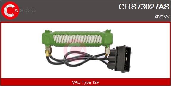 Casco CRS73027AS Pre-resistor, electro motor radiator fan CRS73027AS