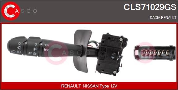 Windshield wiper switch Renault Logan: CLS71029GS Casco Steering Column Switch