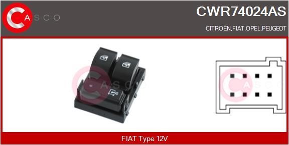 Casco CWR74024AS Window regulator button block CWR74024AS