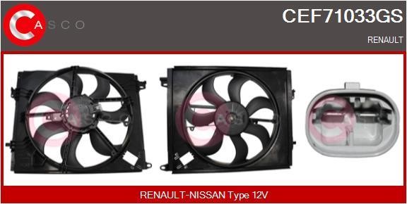 Casco CEF71033GS Electric Motor, radiator fan CEF71033GS