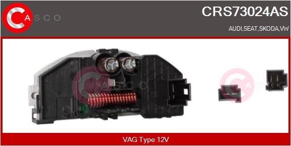 Casco CRS73024AS Resistor, interior blower CRS73024AS