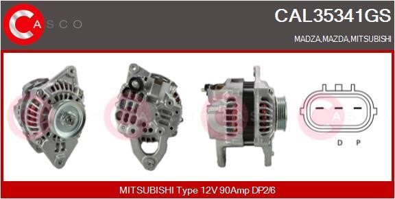 Casco CAL35341GS Alternator CAL35341GS