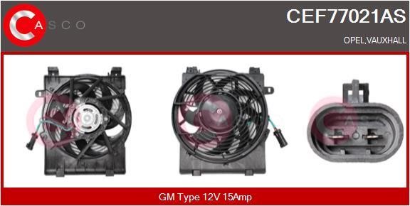 Casco CEF77021AS Electric Motor, radiator fan CEF77021AS