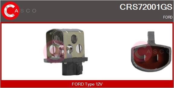 Casco CRS72001GS Pre-resistor, electro motor radiator fan CRS72001GS