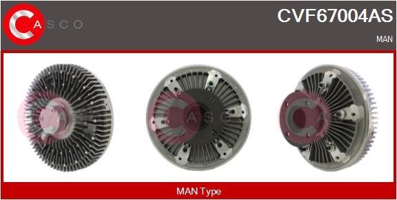 Casco CVF67004AS Clutch, radiator fan CVF67004AS