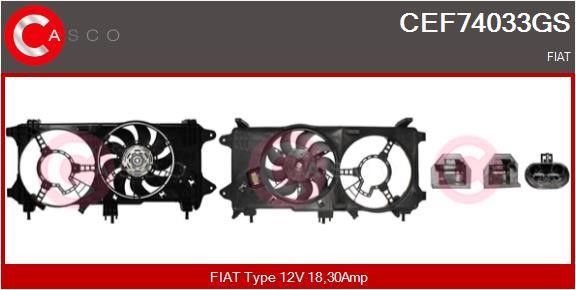 Casco CEF74033GS Electric Motor, radiator fan CEF74033GS