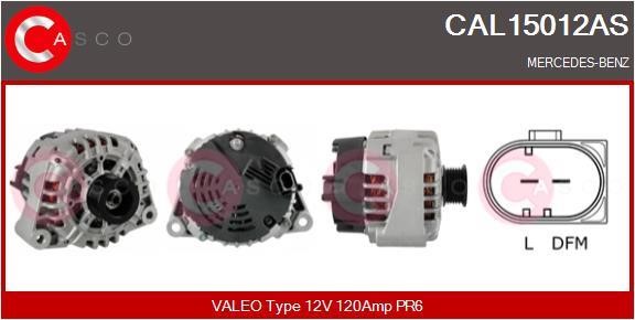 Casco CAL15012AS Alternator CAL15012AS
