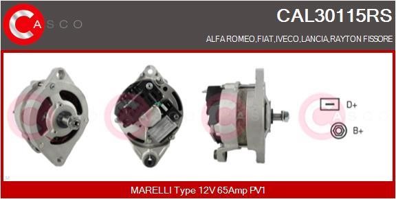 Casco CAL30115RS Alternator CAL30115RS