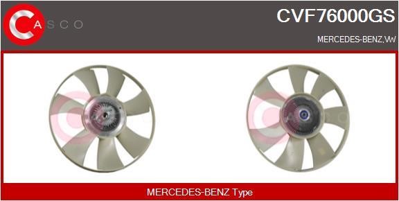Casco CVF76000GS Clutch, radiator fan CVF76000GS
