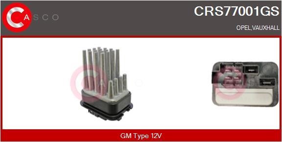 Casco CRS77001GS Resistor, interior blower CRS77001GS
