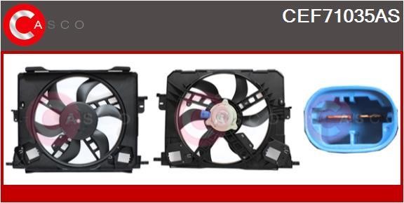 Casco CEF71035AS Electric Motor, radiator fan CEF71035AS