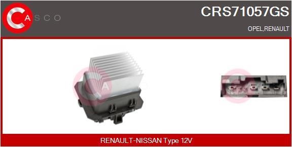 Casco CRS71057GS Resistor, interior blower CRS71057GS