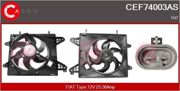 Casco CEF74003AS Electric Motor, radiator fan CEF74003AS