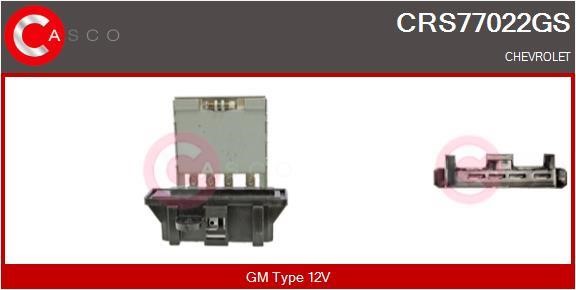Casco CRS77022GS Resistor, interior blower CRS77022GS