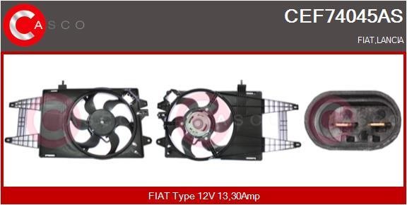 Casco CEF74045AS Electric Motor, radiator fan CEF74045AS