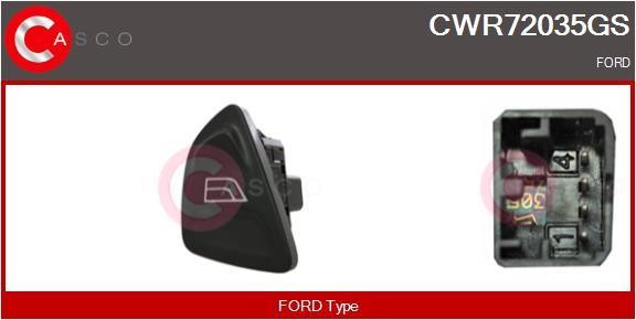 Casco CWR72035GS Power window button CWR72035GS