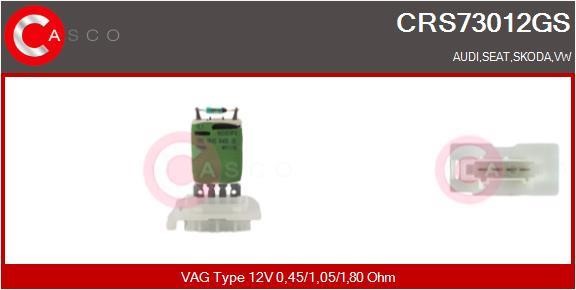 Casco CRS73012GS Resistor, interior blower CRS73012GS