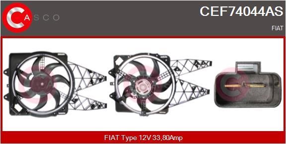 Casco CEF74044AS Electric Motor, radiator fan CEF74044AS