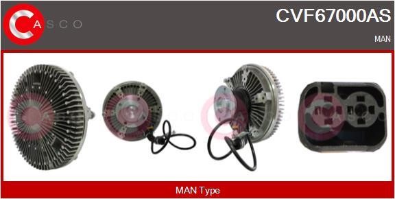 Casco CVF67000AS Clutch, radiator fan CVF67000AS