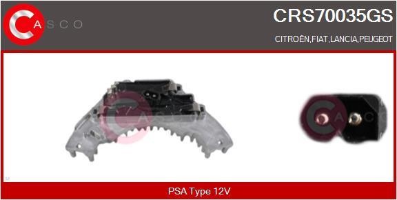 Casco CRS70035GS Resistor, interior blower CRS70035GS