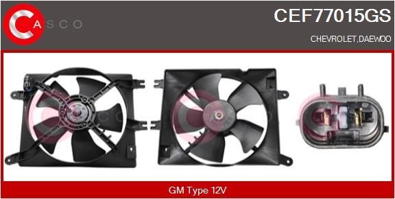 Casco CEF77015GS Electric Motor, radiator fan CEF77015GS