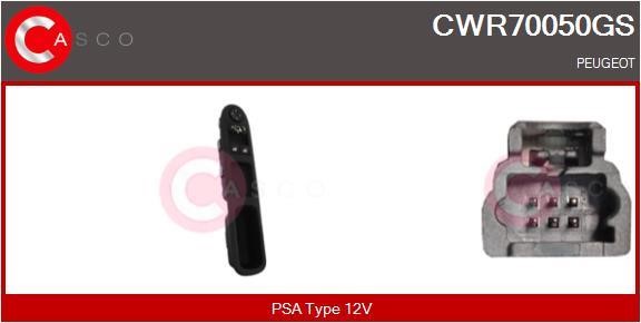 Casco CWR70050GS Power window button CWR70050GS