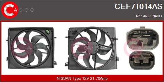 Casco CEF71014AS Electric Motor, radiator fan CEF71014AS