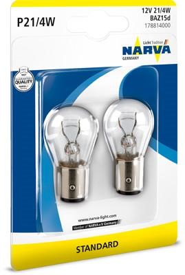 Narva 178814000 Glow bulb P21/4W 12V 21/4W 178814000