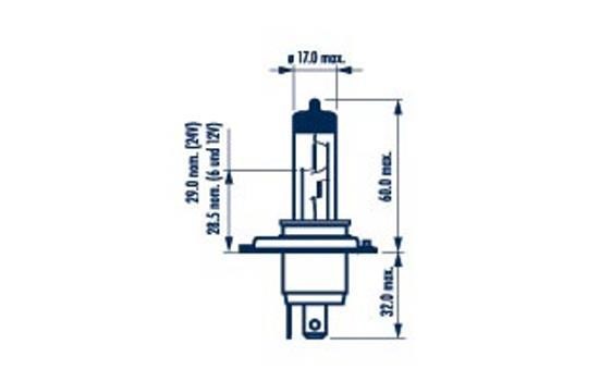 Narva Halogen lamp 12V H4 60/55W – price 65 PLN