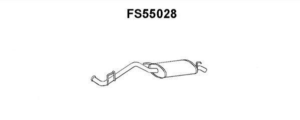 Faurecia FS55028 End Silencer FS55028