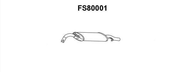 Faurecia FS80001 End Silencer FS80001