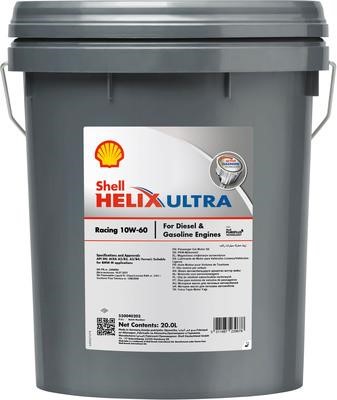 Shell 550040202 Engine oil Shell Helix Ultra Racing 10W-60, 20L 550040202