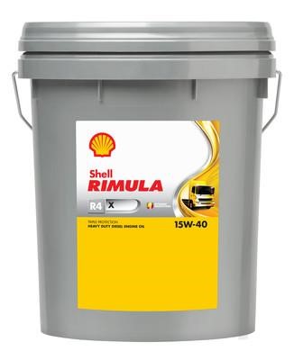 Shell 550036738 Engine oil RIMULA R4 X 15W-40, 20 l 550036738