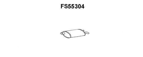 Faurecia FS55304 End Silencer FS55304