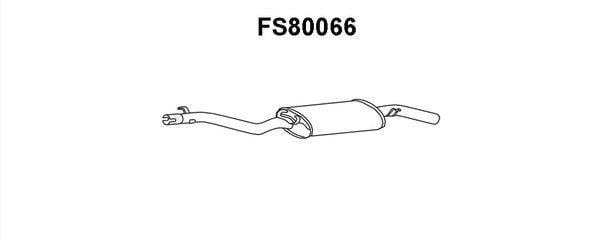 Faurecia FS80066 End Silencer FS80066